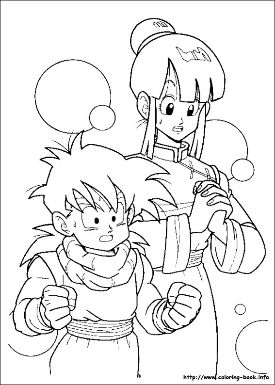 Dragon Ball Z coloring picture